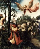 Lucas il Vecchio Cranach - The Annunciation to Joachim